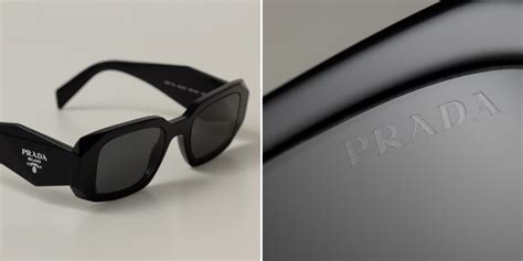 how can i tell if my prada sunglasses are real|Real vs fake Prada sunglass. How to spot original Prada  .